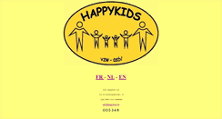 Desktop Screenshot of happykids.be